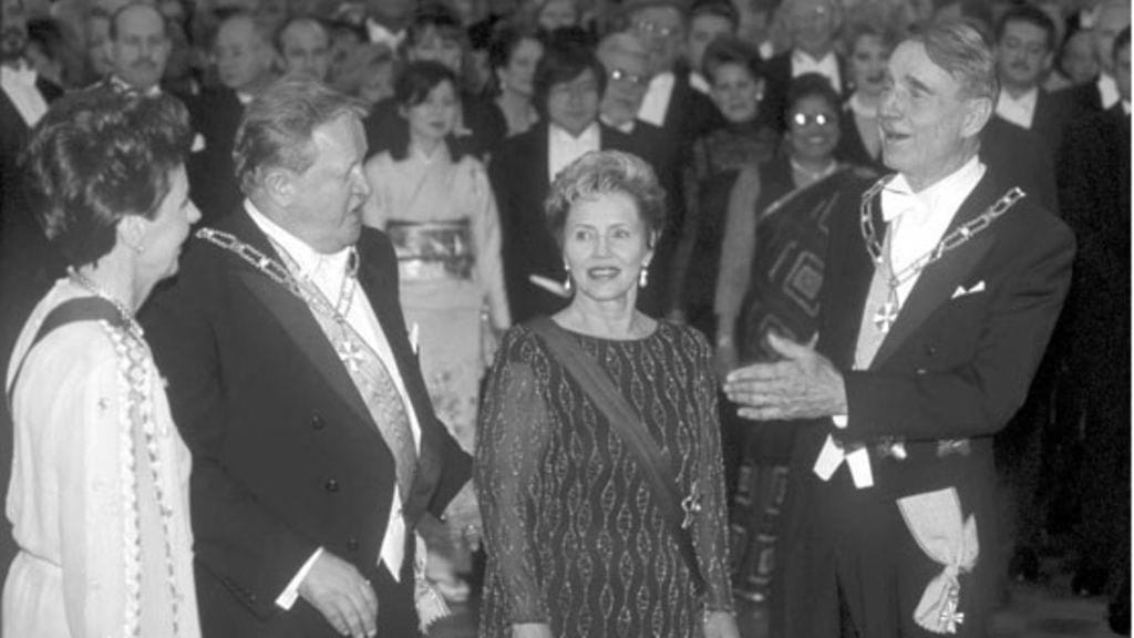 Linnan juhlat vuonna 1995.