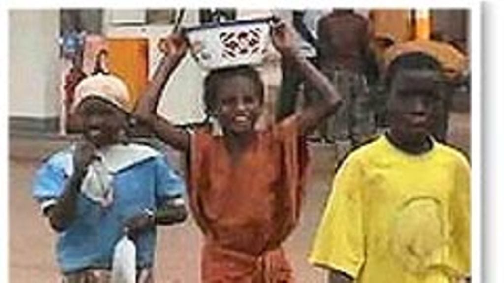 Afrikkalaisia lapsia.