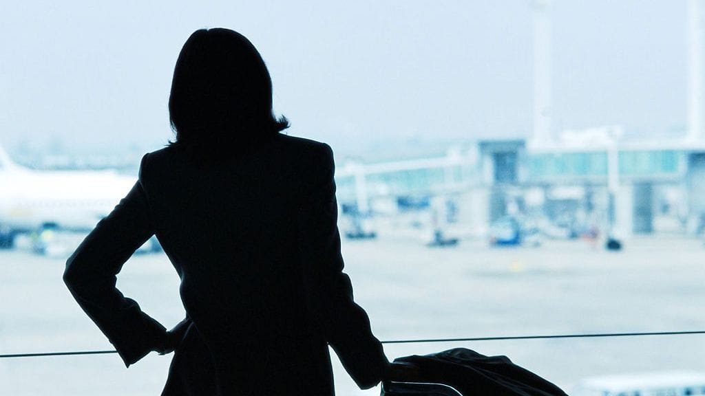 Lentopelon taustalla on usein muita pelkoja. Kuvituskuva.