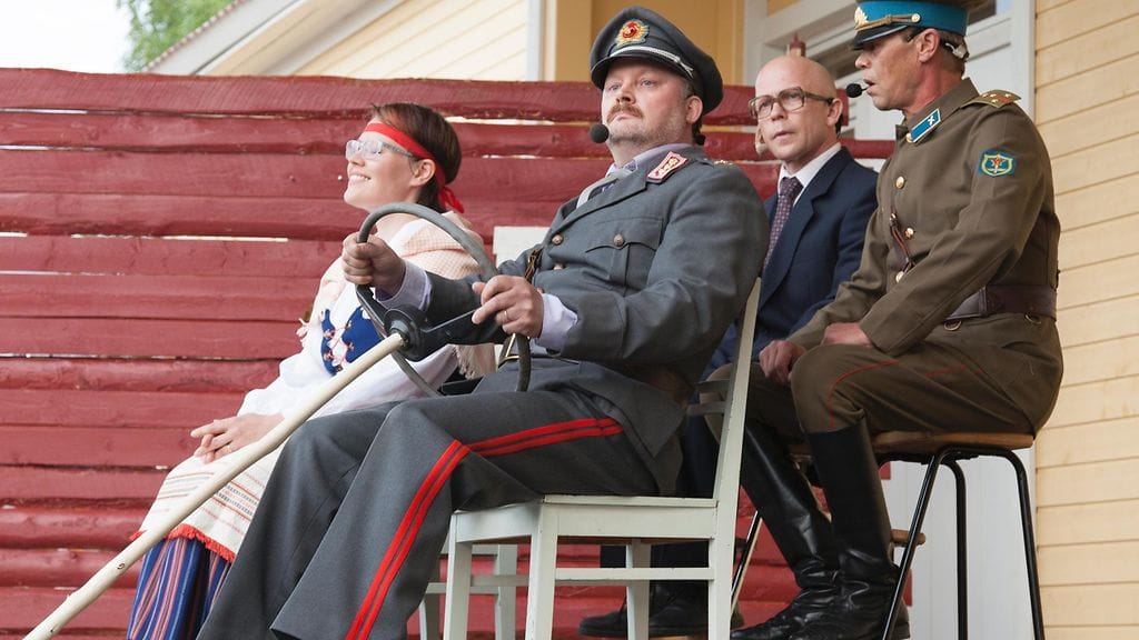 Sketsit naurattivat Puolangan Pessimismi-illassa viime kesällä.