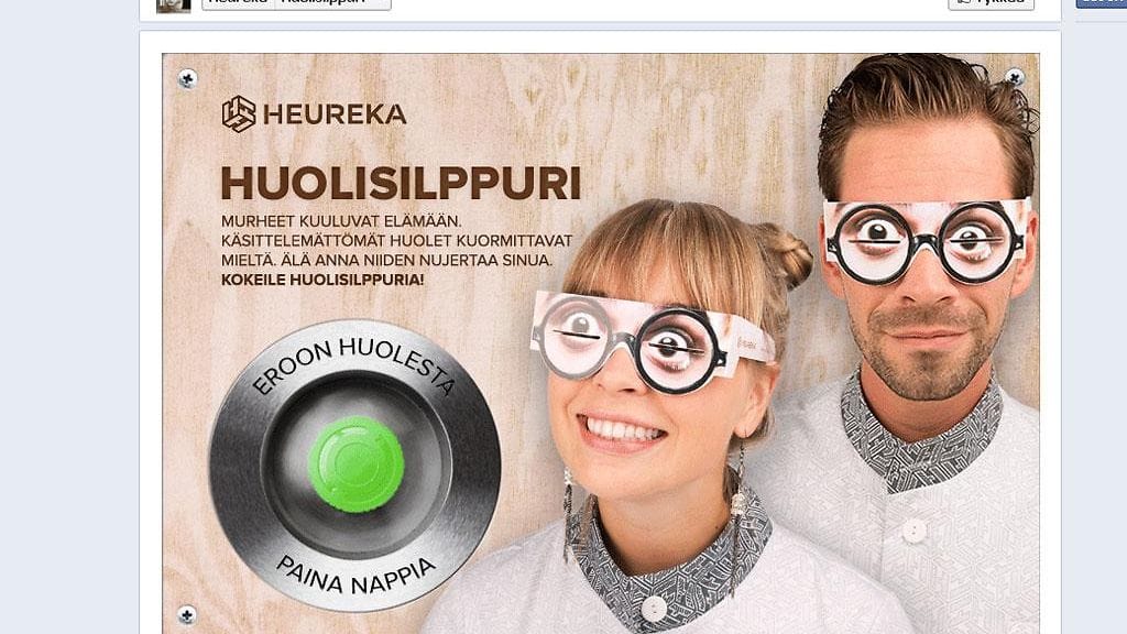 Kuvakaappaus Heurekan Huolisilppuri-sovelluksesta.