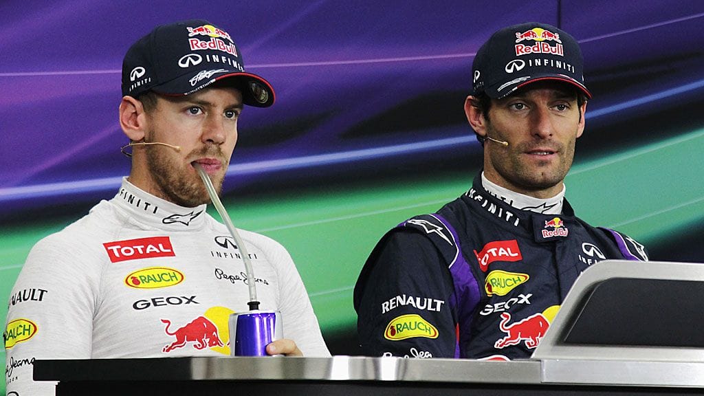 Sebastian Vettel ja Mark Webber