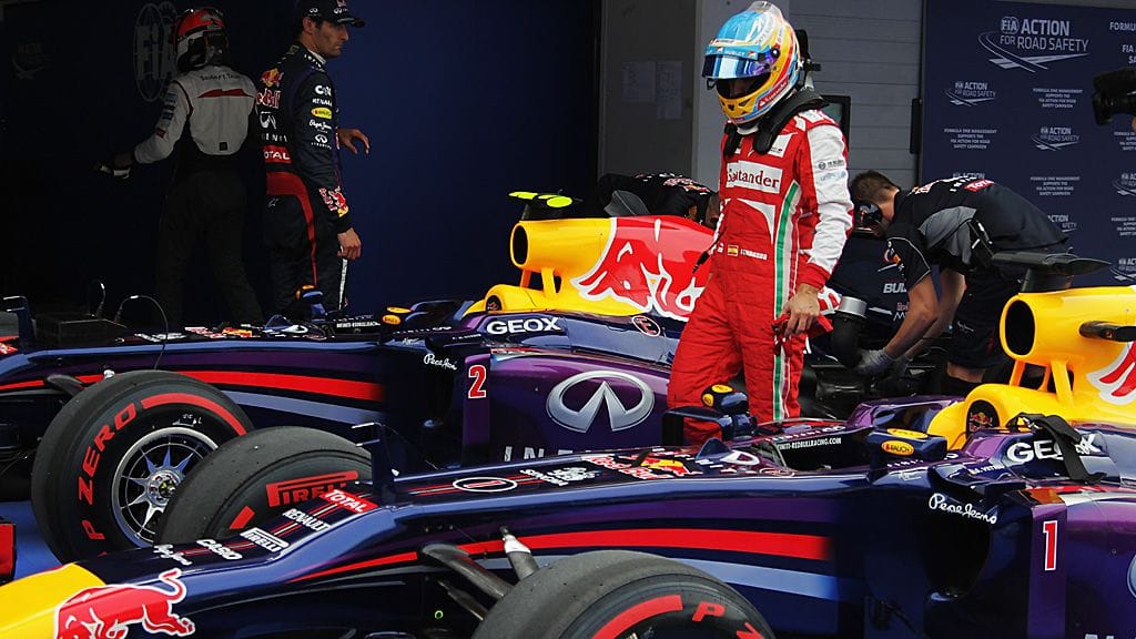 Red Bull on laittanut Fernando Alonson ahtaalle.