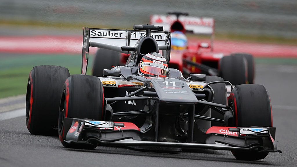 Nico Hülkenberg piti Fernando Alonson takanaan.