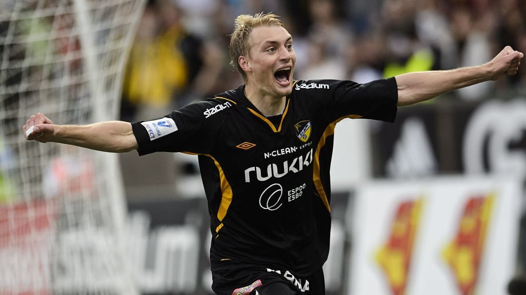 Tim Väyrynen johtaa Veikkausliigan maalipörssiä.