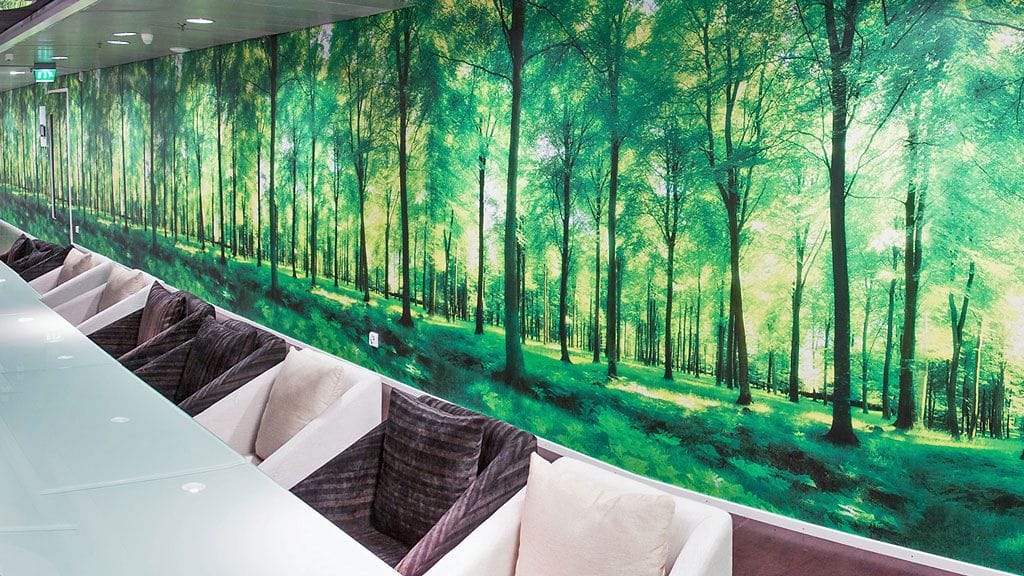 Tapahtumahotellin Metsä Lounge. Kuva: HUONE