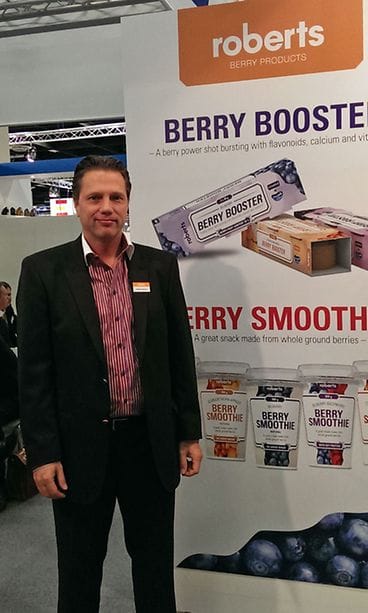 Mikko Roberts Saksan Kölnissä Anuga-elintarvikemessuilla