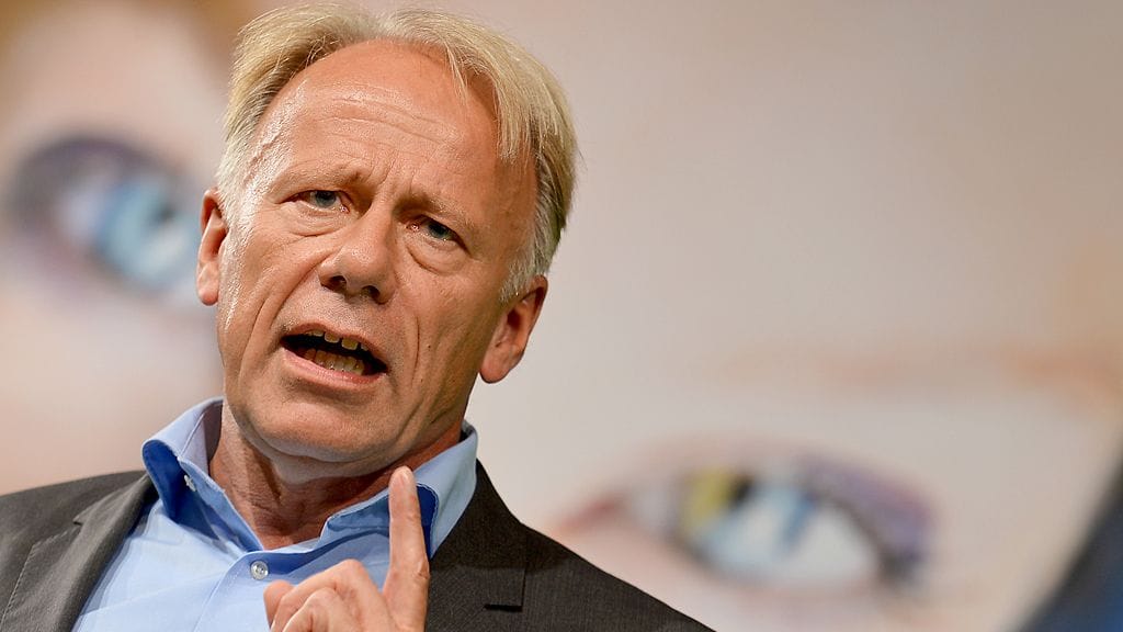 Jürgen Trittin vaalitilaisuudessa 7.9.2013.