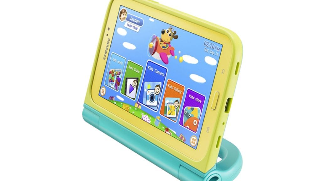 Samsung Galaxy Tab 3 Kids -on lapsille kehitetty tabletkone.