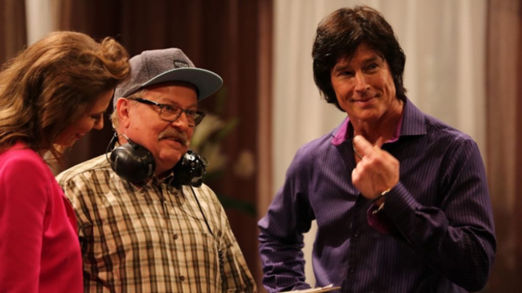 Ronn Moss ja Jarmo Koski mysteeriprojektin kimpussa.