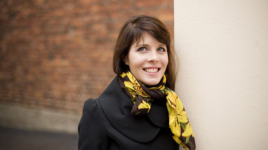 Riikka Pulkkinen on päivän vanhan tyttövauvan äiti.