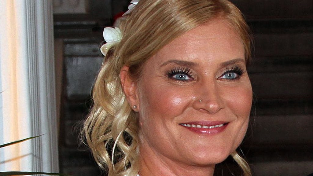 Annika Metsäketo hääjuhlassa 13.9.2013.