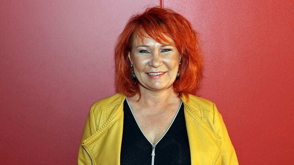 Virve Rosti Syksyn sävel -pressissä 5.9.2013.