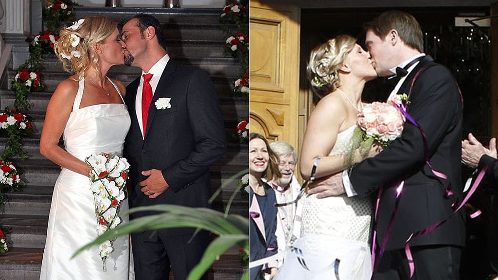 Annika Metsäketo (vas.) meni naimisiin viime viikonloppuna, Vappu Pimiä viime vappuna.