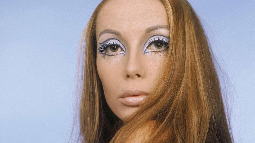Dramaattista meikkityyliä vuodelta 1968.