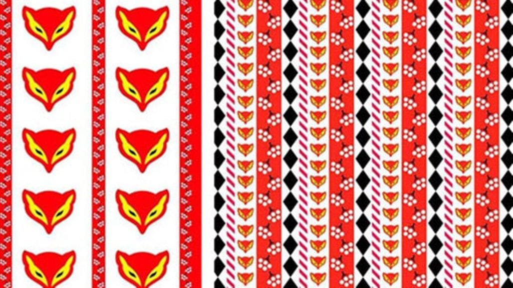 Kaksi uutta kuosia: "Kettukarkki" ja "Karkkipäivä". Kuva: Vallila Interior.