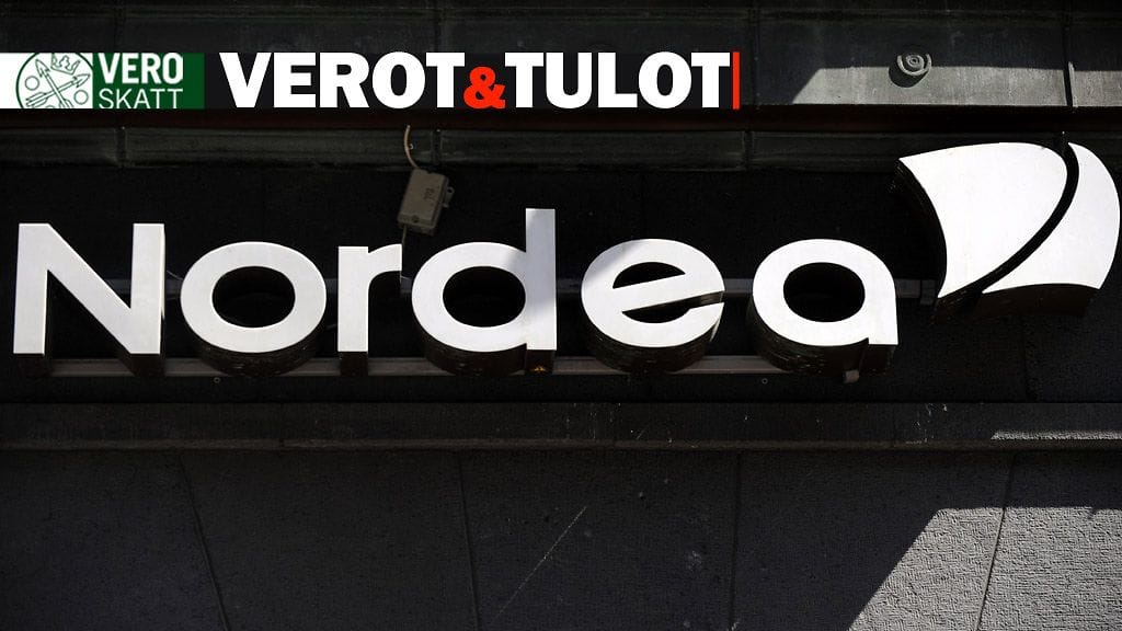 Nordea maksoi jo toista vuotta peräkkäinen eniten yritysveroa.