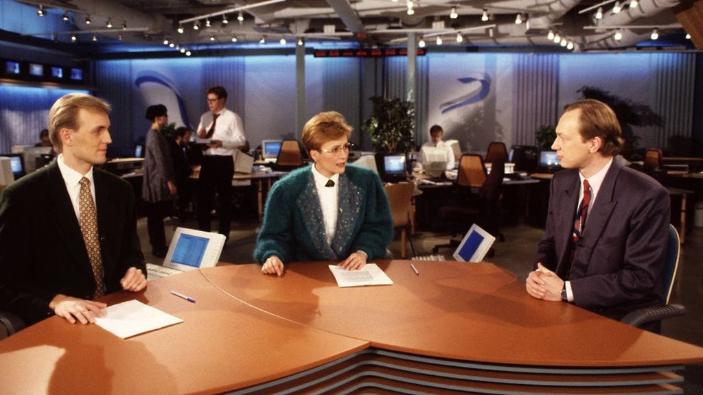 Toimittajat Tomi Lindblom, Leena Pakkanen ja Juhani Pekkala