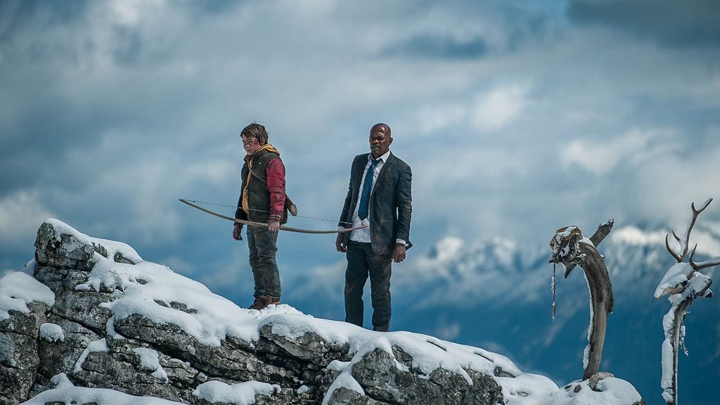 Onni Tommila ja Samuel L. Jackson elokuvassa Big Game.