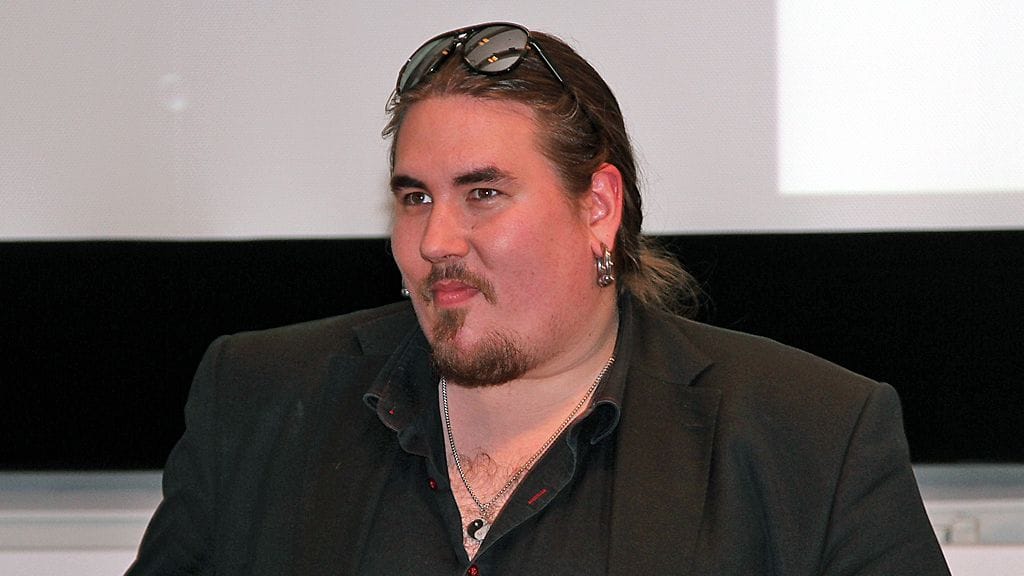 Antti Railio Syksyn sävel -pressitilaisuudessa.