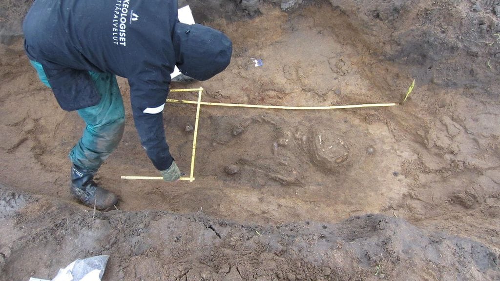 Museoviraston tutkijat dokumentoivat haudan mittauspiirroksin, valokuvaamalla ja videokuvaamalla. Janakkalalaiset historianharrastajat tutkivat lokakuun 2013 lopussa metallinilmaisimien kanssa peltoa ja löysivät rautaisen keihäänkärjen ja kirveenterän. He lopettivat tutkimisen ja ilmoittivat löydöistä Museovirastolle, jonka tutkijat löysivät paikalta ruumishaudan.