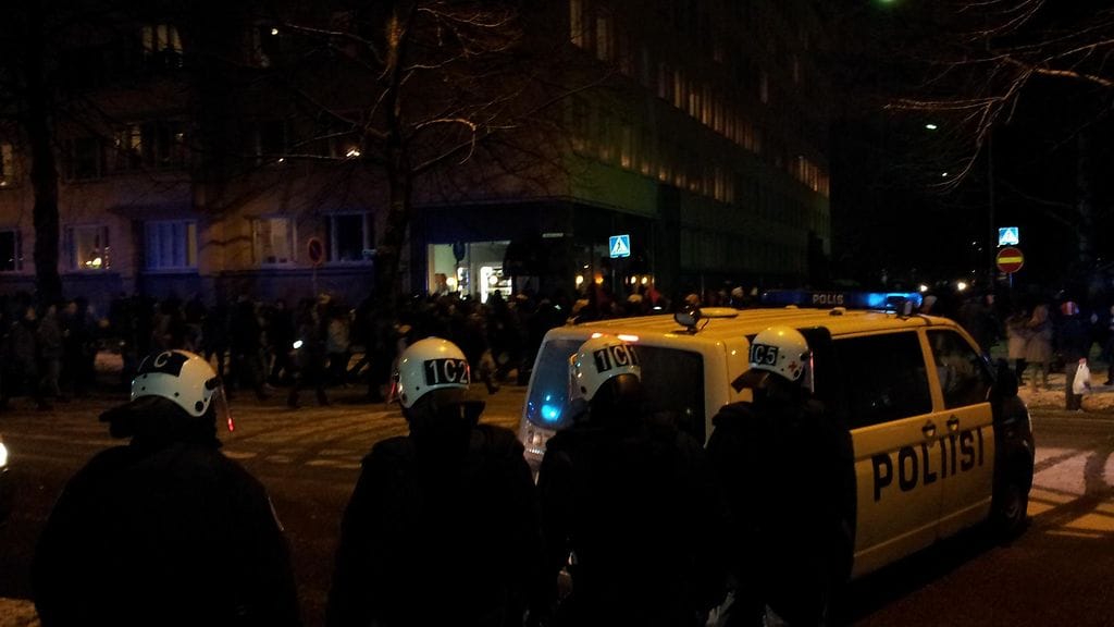 Poliisilla on ollut kiireinen ilta Tampereella.