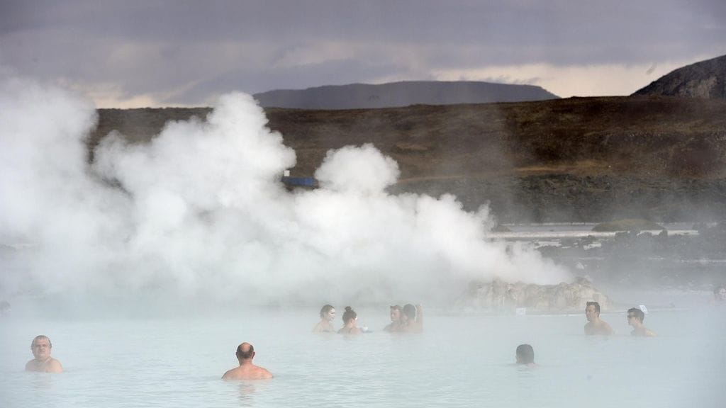 Blue Lagoonin luonnonkylpylä Islannissa.