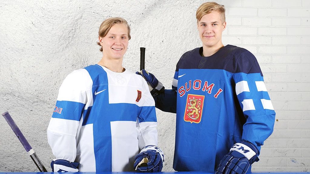 Sotshi 2014 pelipaidat Joel Kiviranta Miro Keskitalo