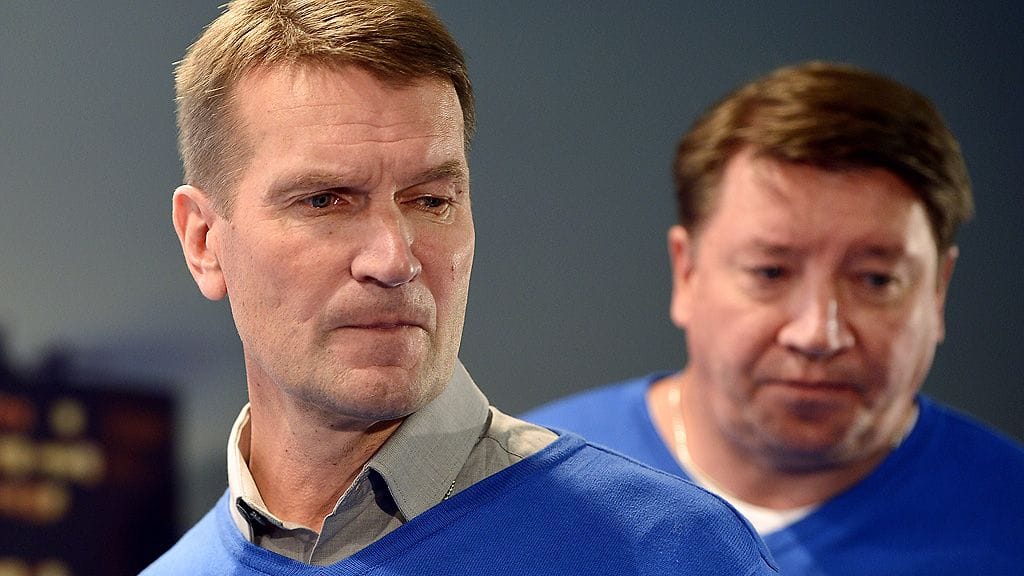 Erkka Westerlund ja Jari Kurri.