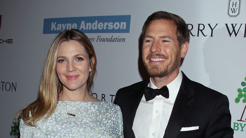 Drew Barrymore miehensä Will Kopelmanin kanssa.