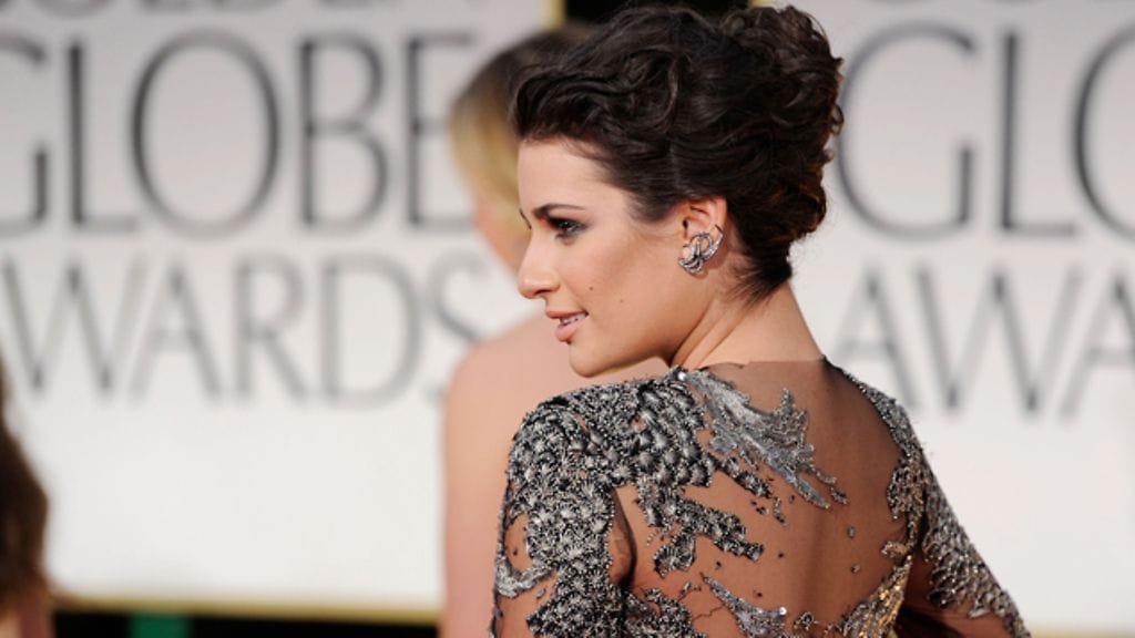 Lea Michele Golden Globe -tilaisuudessa. Kuva: Getty Images