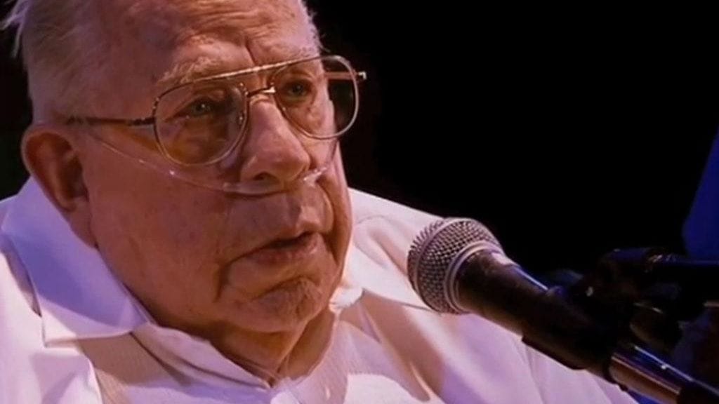 Fred Knittle. Kuvakaappaus Youtube.com-sivustolta.