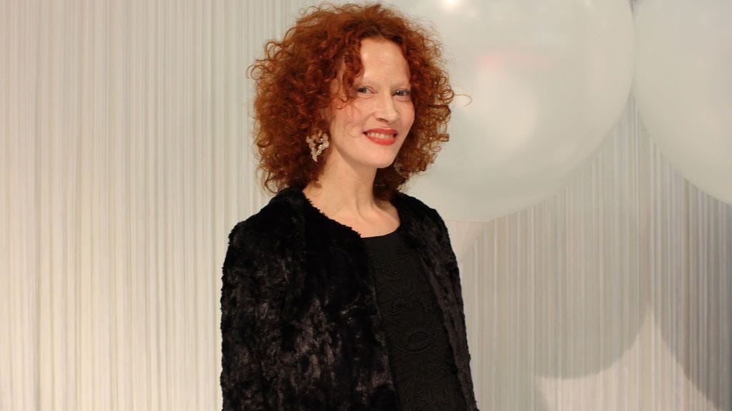 Saimi Hoyer käänsi persoonallisella kenkävalinnallaan katseita I Love Me -messuilla.