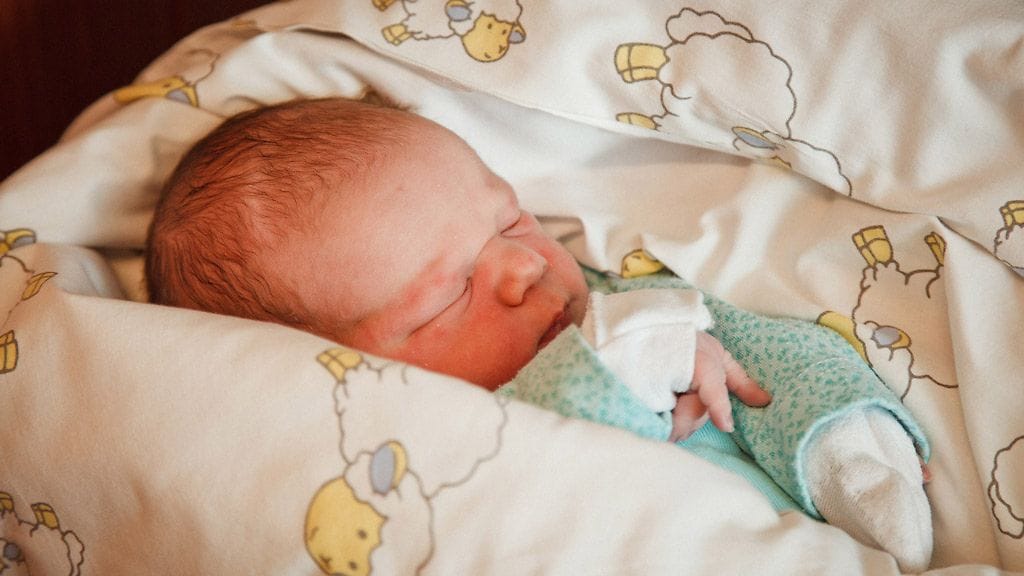 Fahmin perheen pienokainen Luca.