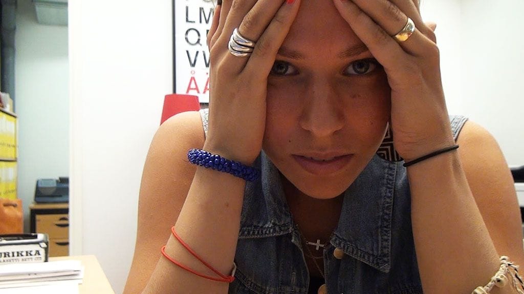 Sanni toivoo kovasti pääsevänsä opiskelemaan.