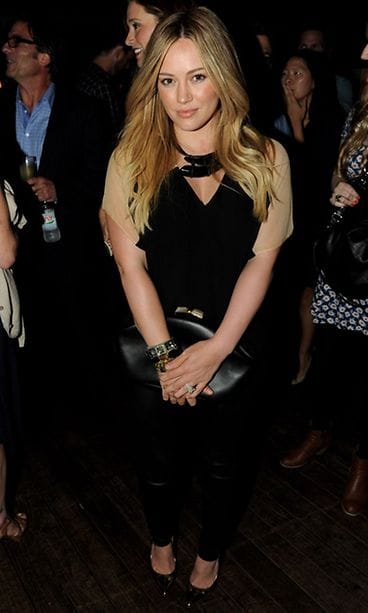 Hilary Duff säteili luonnollisessa lookissa.