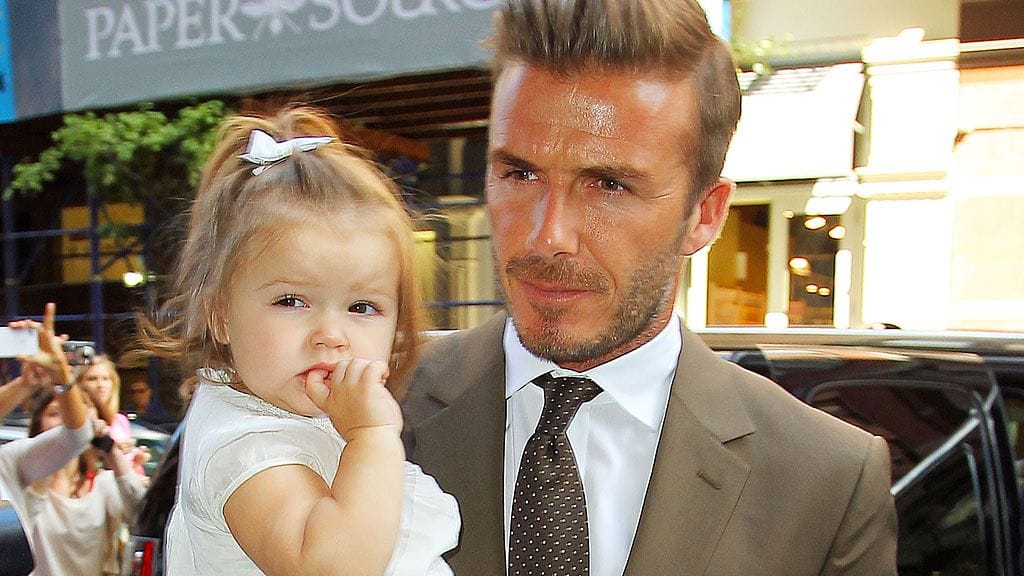 David Beckhamin tytär Harper Beckham on tyyli-idoli