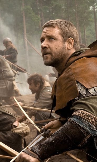 Russell Crowe elokuvassa Robin Hood
