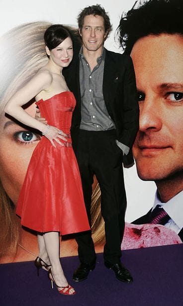 Hugh Grant ja Renee Zellweger, Bridget Jones: Elämä jatkuu -ensi-illta. 2004