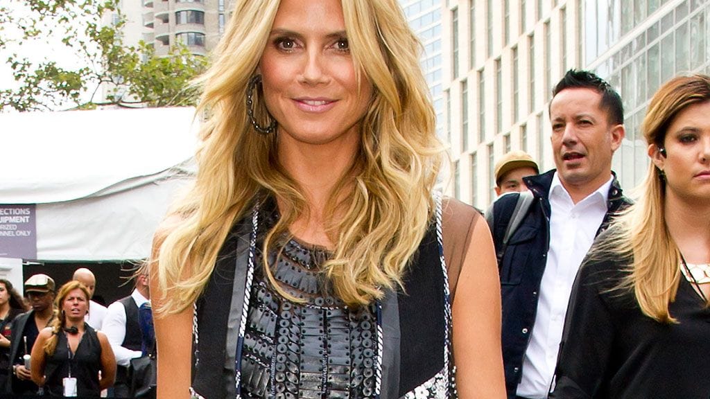 Heidi Klum ei pelkää rohkeitakaan asuvalintoja.