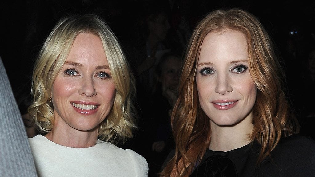 Louis Vuitton Pariisin muotiviikko 2013 Naomi Watts Jessica Chastain