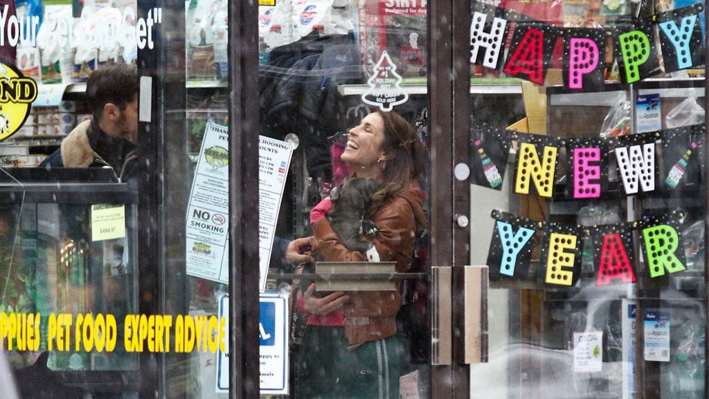 Noomi Rapace Animal Rescue -elokuvan kuvauksissa