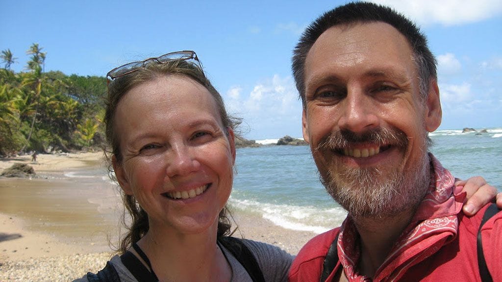 Rannalla Trinidad Tobagossa keväällä 2013.