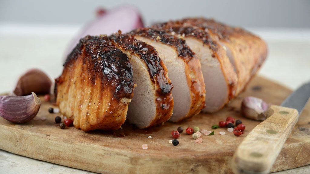 Porsaanlihaan mukavan säväyksen tuo makeus.