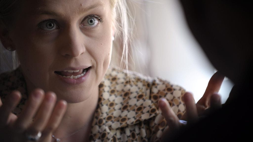 Elina Lepomäki Helsingissä kesäkuuta 2013.