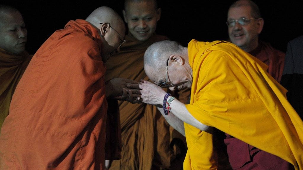 Dalai-lama veti barona-areenan täyteen 20.8.2011.