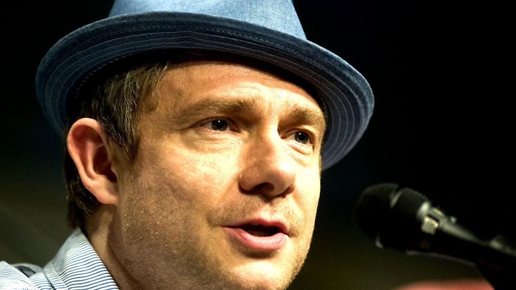 Martin Freeman on pääosassa Bilbo Reppulina Peter Jacksonin Hobitti-elokuvasarjassa.