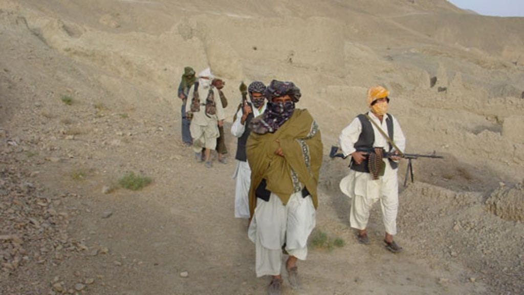 Talebanin jäseniä. Kuvituskuva.