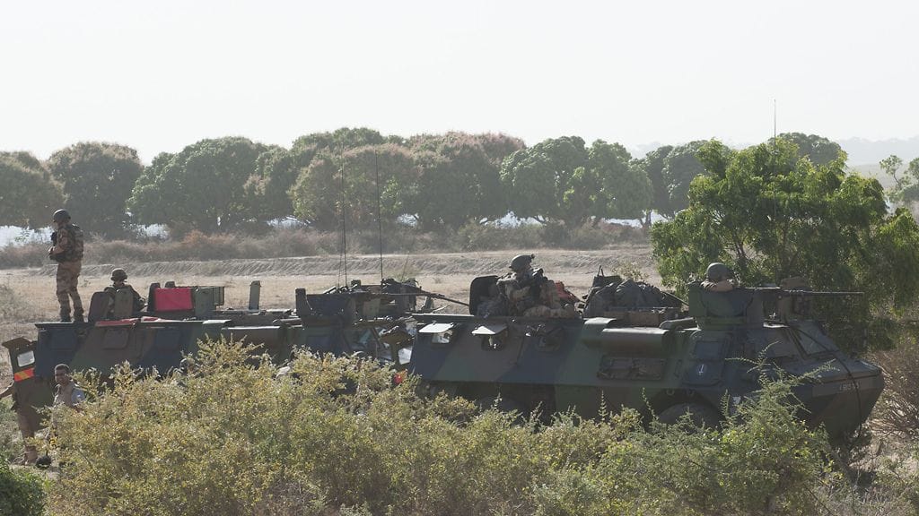 Ranskalaisia sotilaita Malissa 18. tammikuuta 2013.