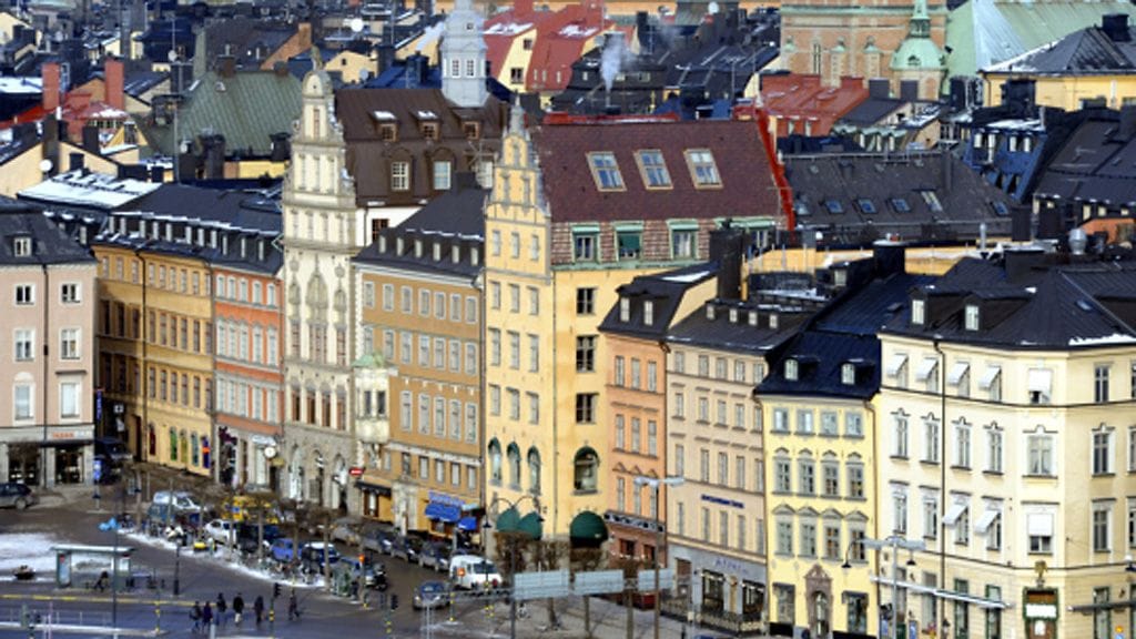 Arkistokuva Tukholmasta.